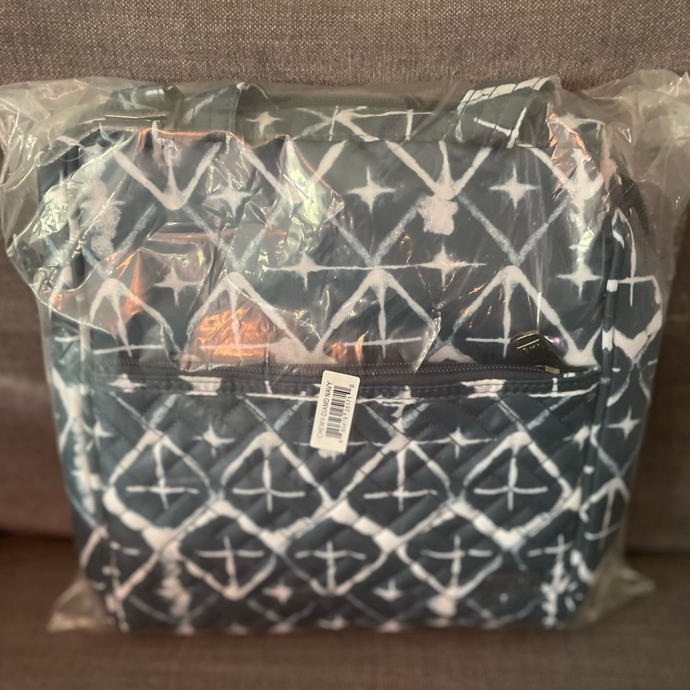 NEW Lug Insulated Lunch Tote Bag Chewy - Diamond Navy - Picture 13 of 14